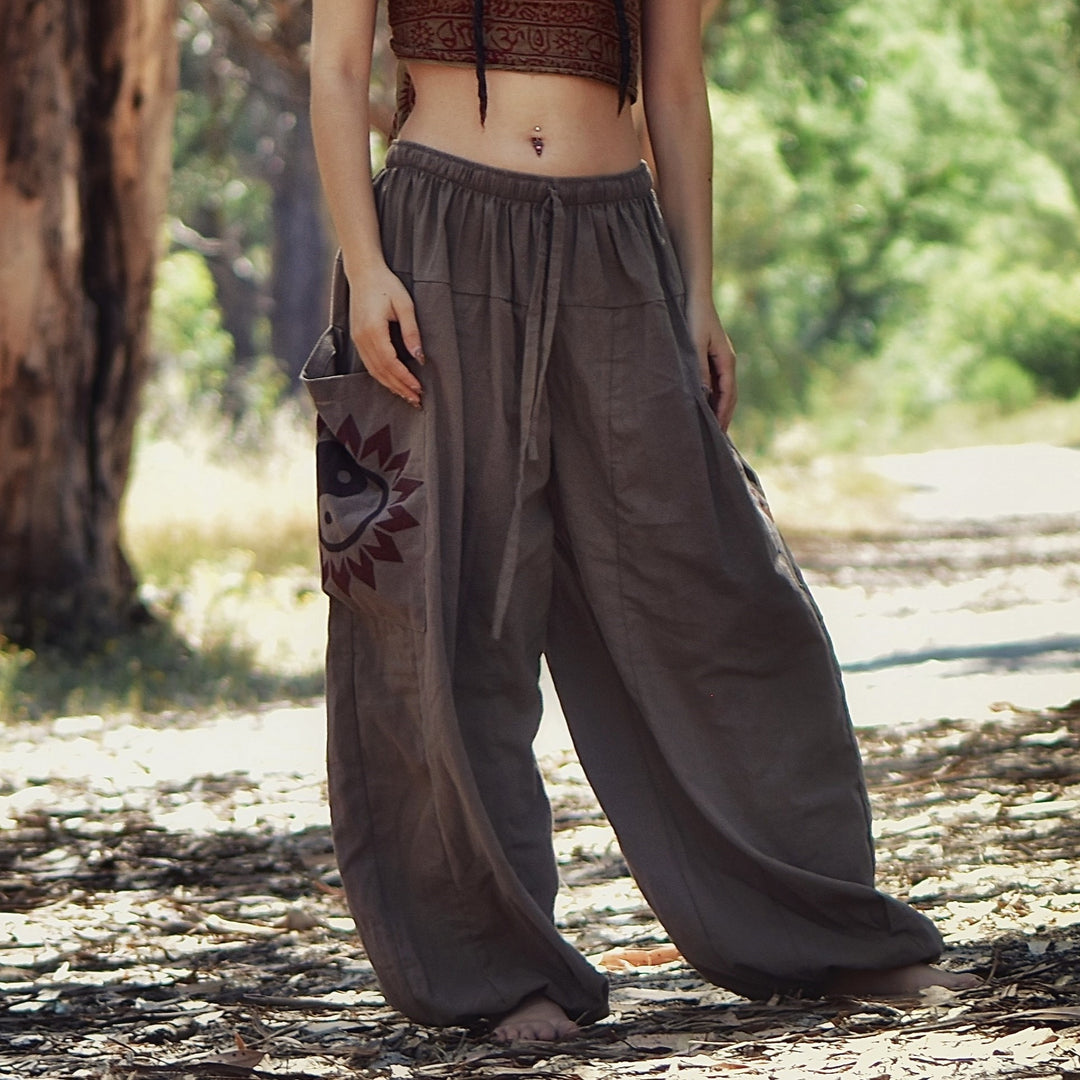 Harem Pants Men Siamrose, Yoga Harem Lounge Baggy Pants Women Men