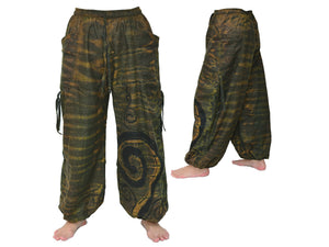 Tie Dye Harem Pants Yoga Pants Men Women adjustable length