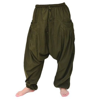 Harem Pants Men Women Lounge Pants super comfy Olive Green